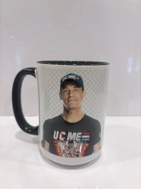 John Cena U C Me Graphic Mug - Black & White- new condition - retired